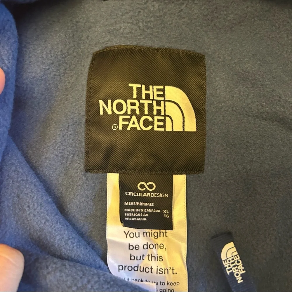 THE NORTH FACE Men's Tundra Full Zip Jacket X-Large Regular, Shady Blue New